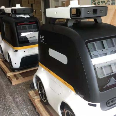 large vacuum casted robot components assembled