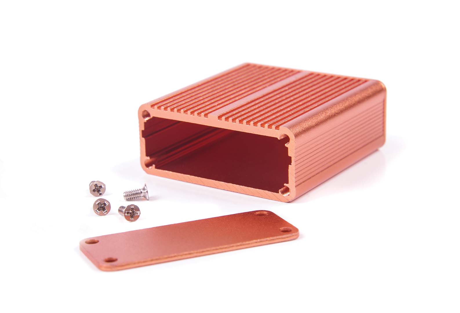 cnc machined aluminium metal enclosure for electronics