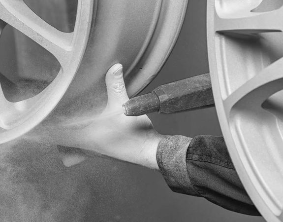 powder coating services for cnc machined metal parts