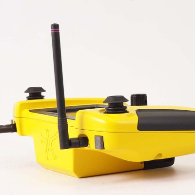 CNC machined yellow robot controller device