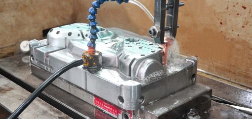 Machining bridge tooling for plastic injection moulding