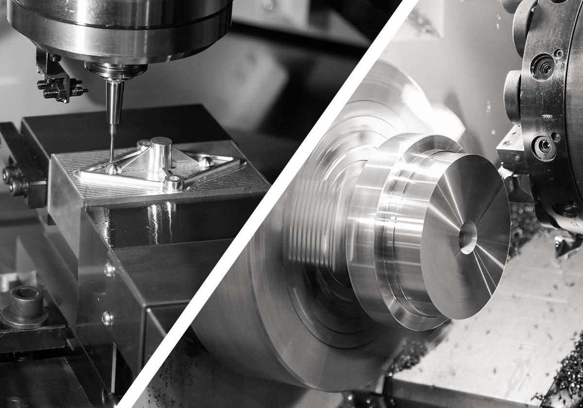 difference between cnc turning vs milling