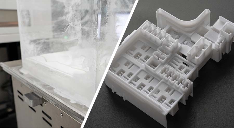 SLS 3D printing functional rapid prototypes for testing