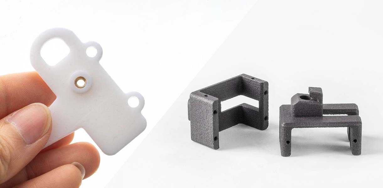 Difference between SLS and MJF part