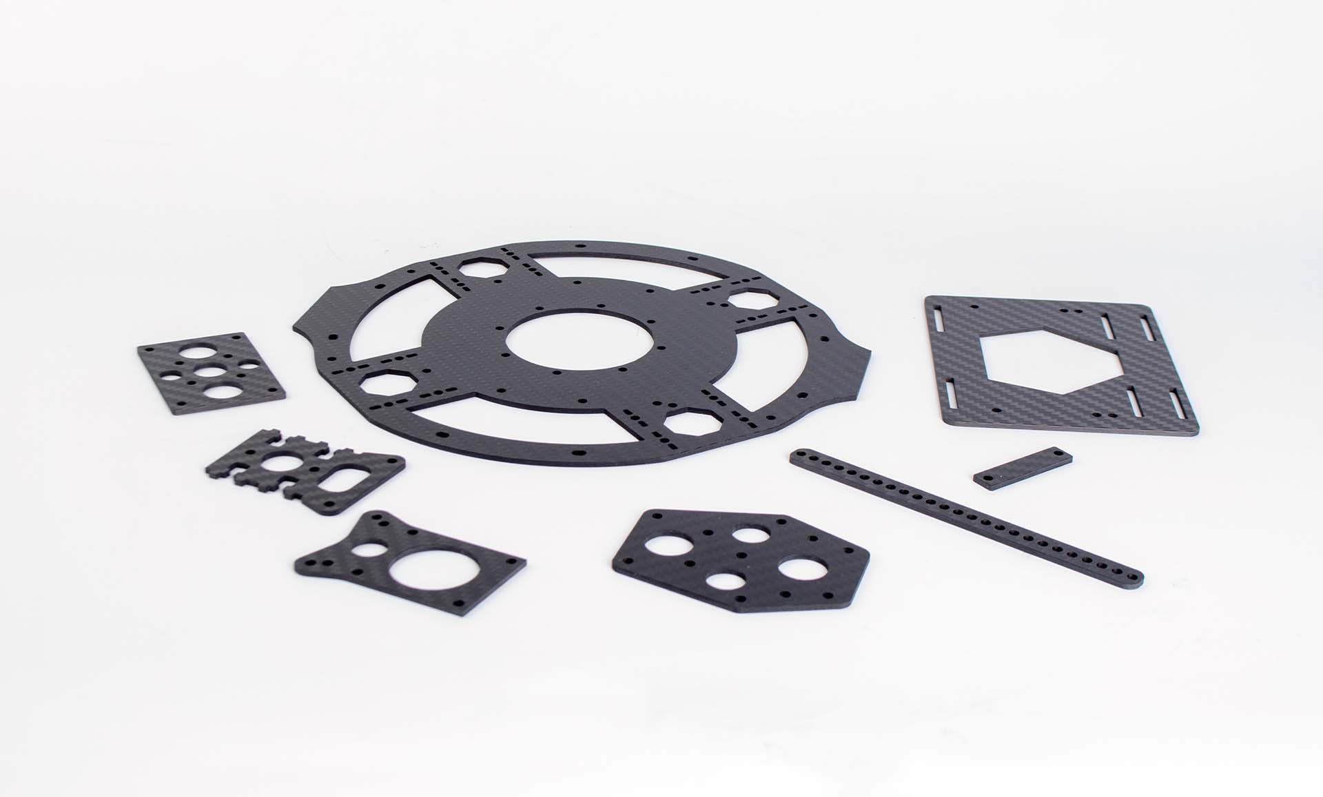cnc machined carbon fiber parts made by HLH Rapid