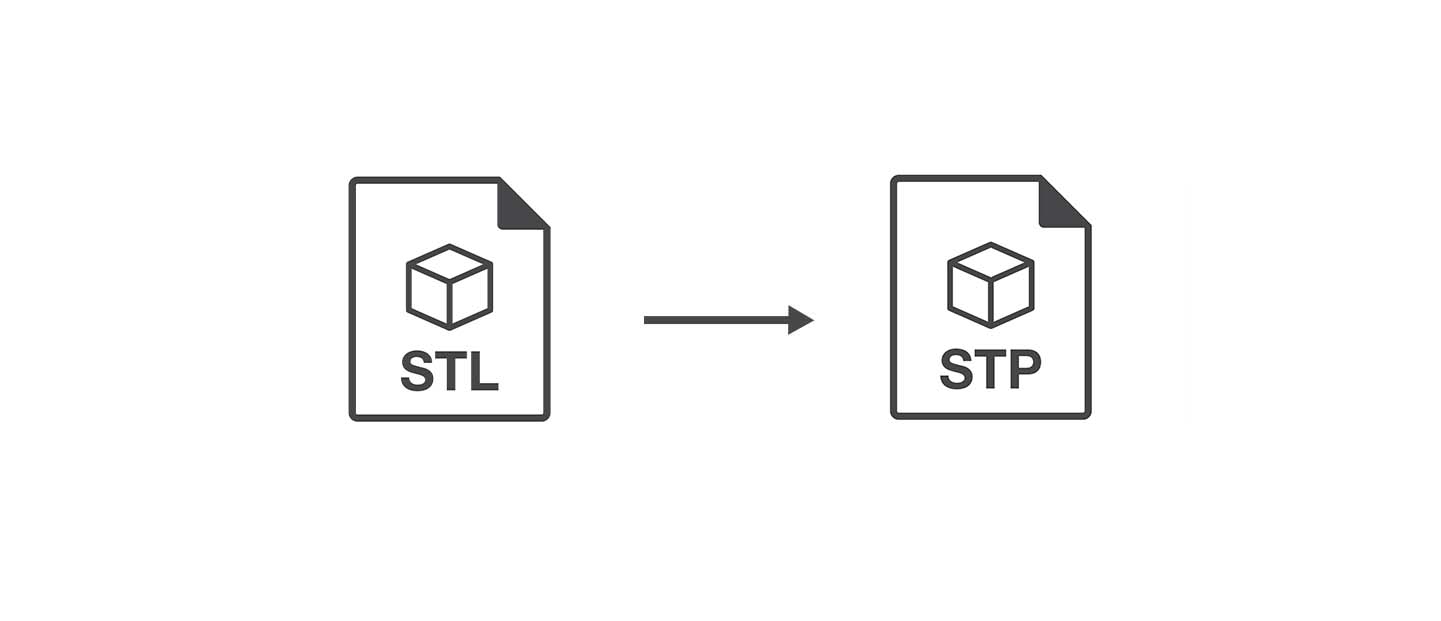 How to convert STL file to STP format for manufacturing