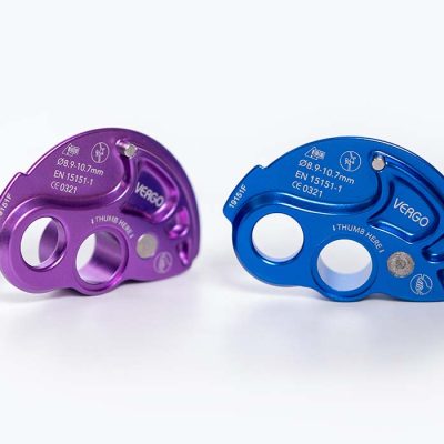 forged aluminium rock climbing gear with anodized finish