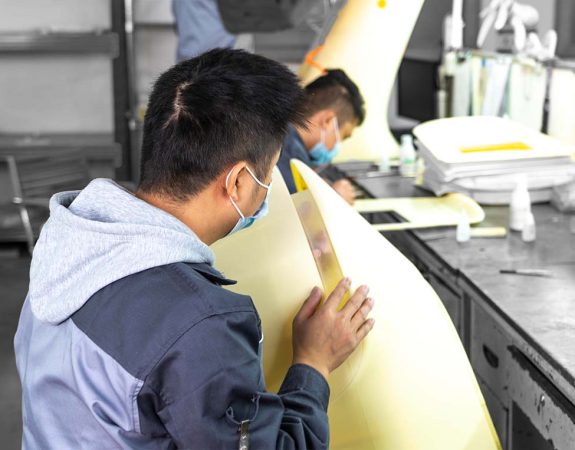 Urethane casting large robotic encosures