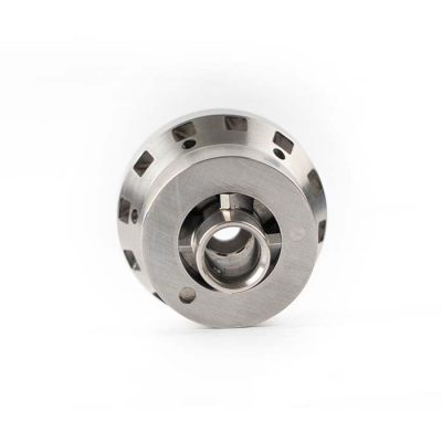 5-axis milling on aluminum part for aerospace application