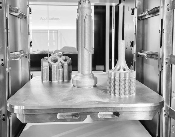 metal 3d printing prototypes with complex geometries in a single piece